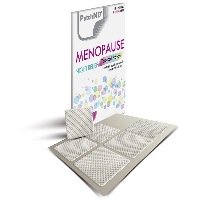 Menopause Night Relief | 30 Patches | PatchMD | Supplement Hub UK