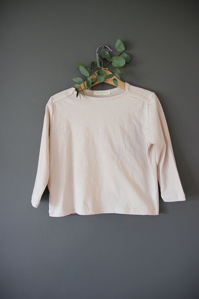 Unisex Macaron Tee, Pale Pink / L – 5-6years – Pippeta