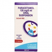 Paracetamol Suspension 120mg/5ml 200ml – Caplet Pharmacy