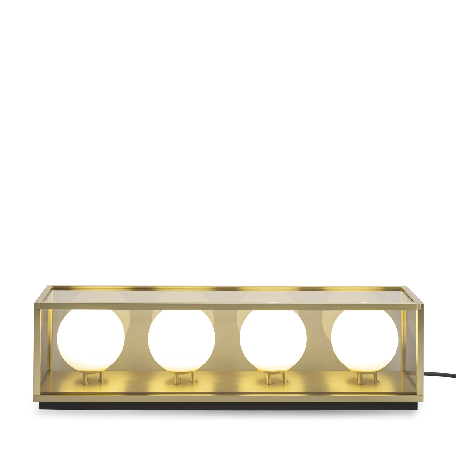 J Adams & Co – Pearl 4 Table Light – Brass Colour – Brass Material