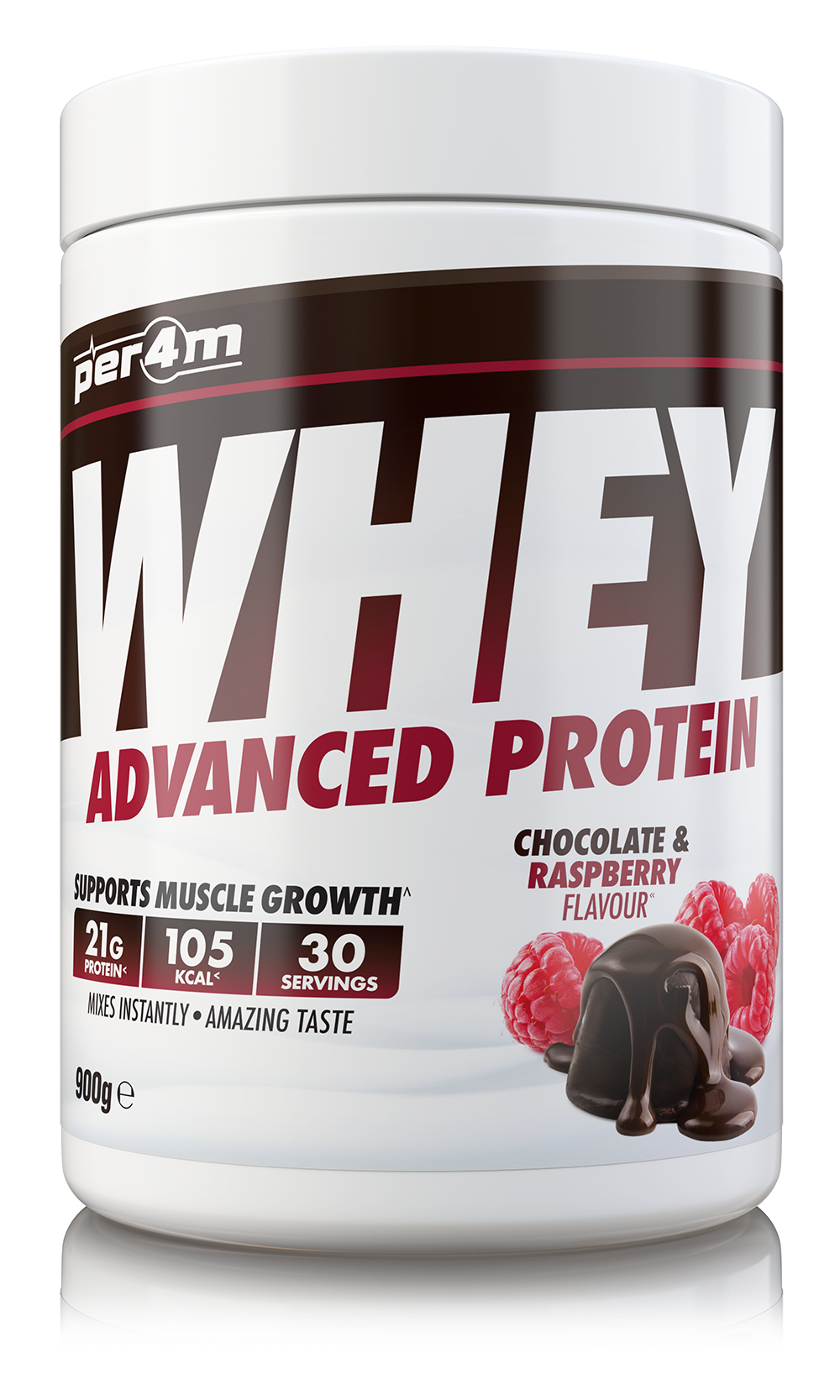 Per4m Whey Protein 30 Servings – Chocolate & Raspberry – Load Up Supplements