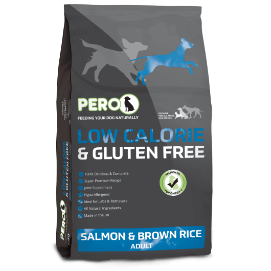 Pero Low Calorie Salmon & Brown Rice 12Kg – Fur2Feather Pet Supplies