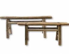 Skinny Antique Chinese Trestle Bench, Extra Long (121-150cm) – Skinny Bench – Acumen Collection