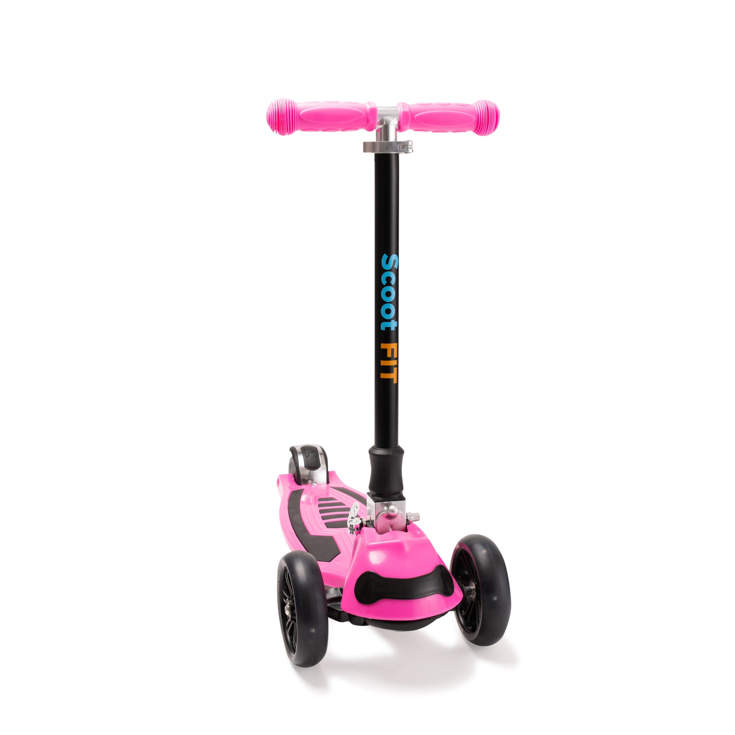 The Big One Kids 3 Wheel Scooter – Pink – Adjustable Size Children’s Scooter – Scoot Fit