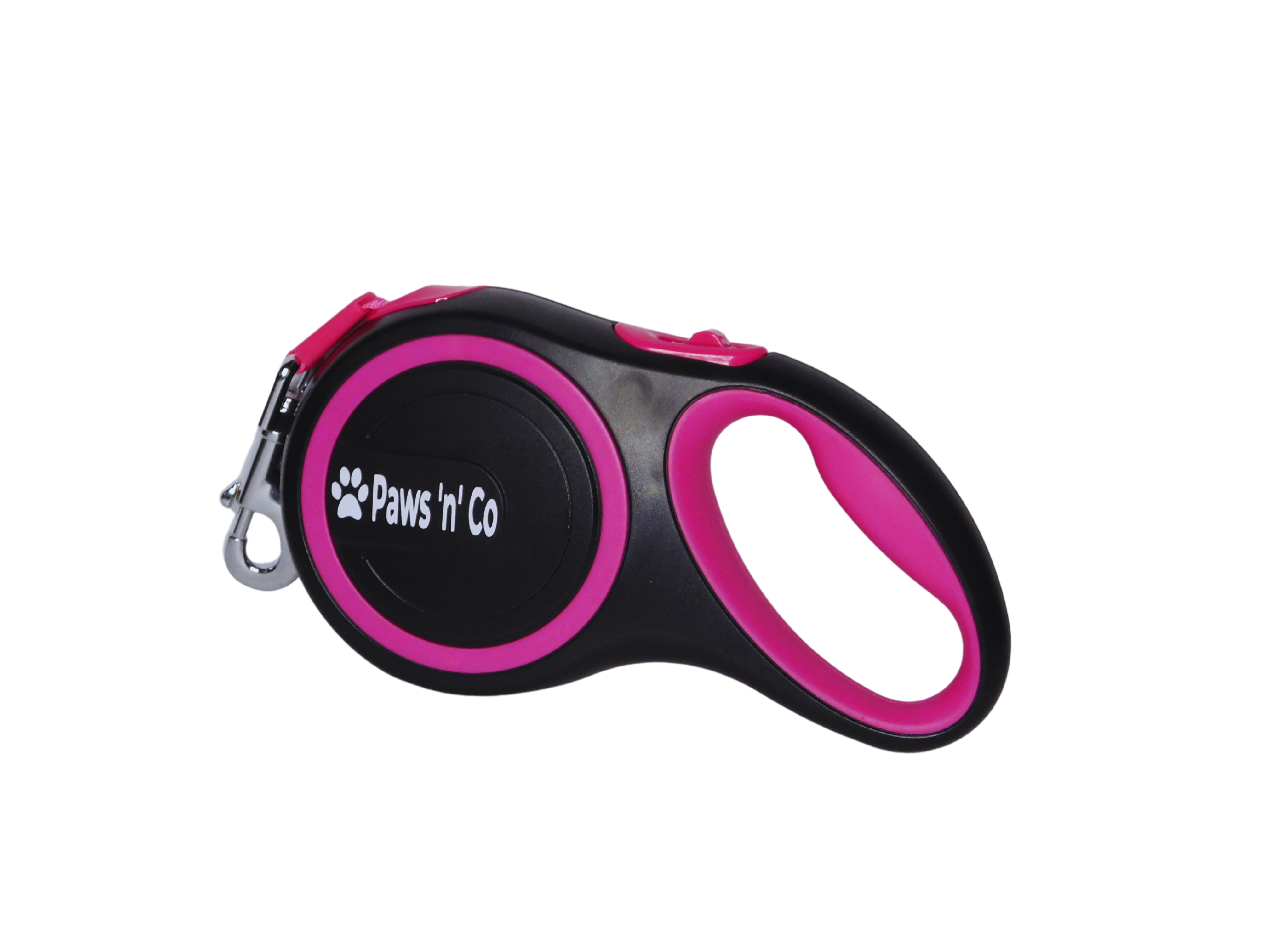 5M Retractable Dog Lead – Pink – Paws N Co