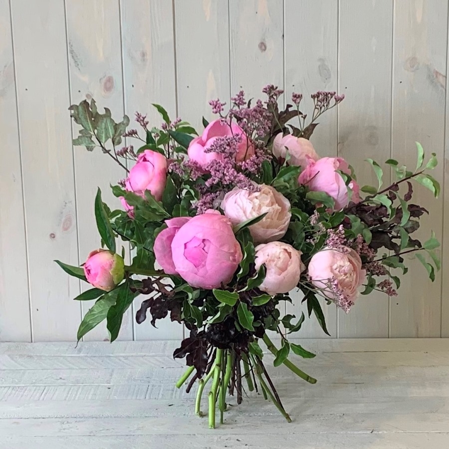 Peony Rose Bouquet Medium (as displayed) – Blooming Amazing