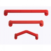 Plastic Red Grab Rails Large – Tiacare