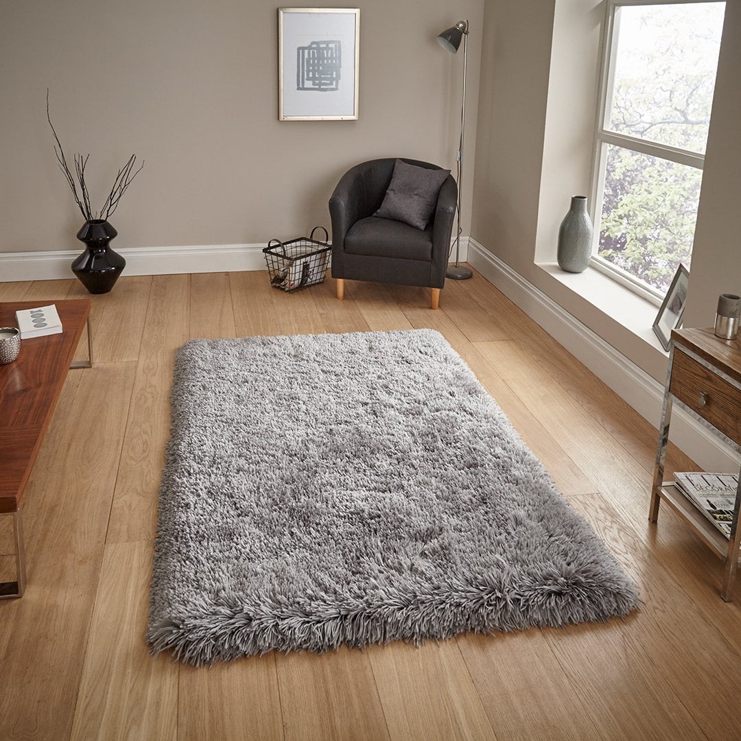 Think Rugs – Polar PL 95 Grey 80 x 150cm / Grey – The Rug Quarter
