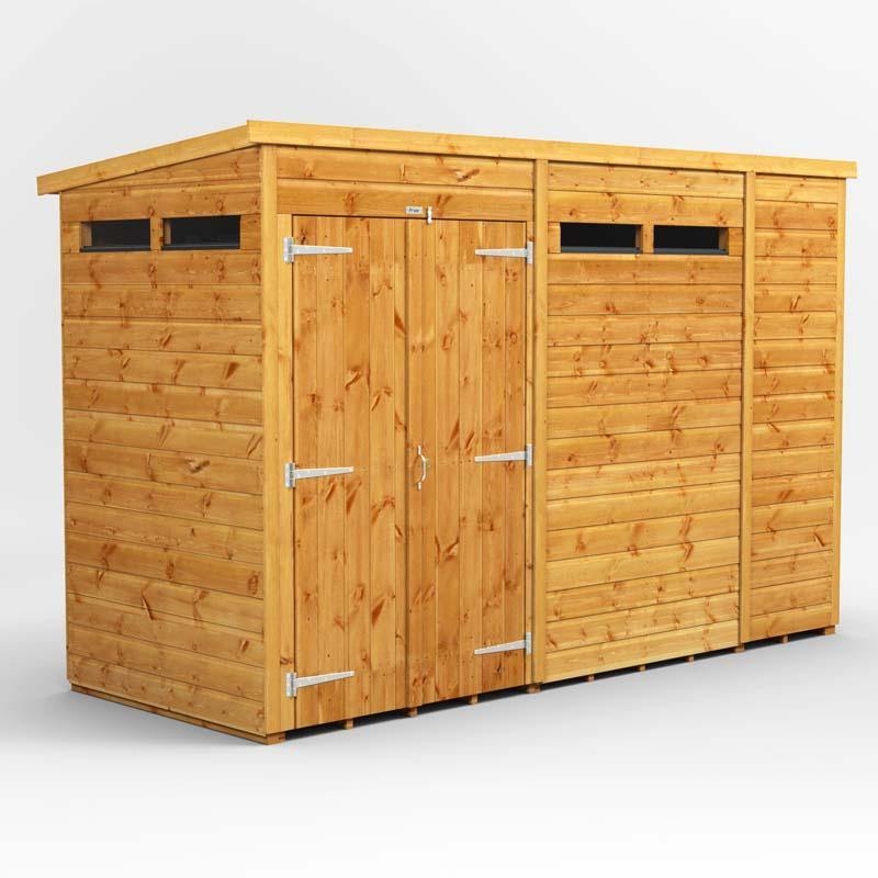 Power Pent Secure Wooden Shed, 10×4 / Double – Powersheds – Spearhead Outdoors