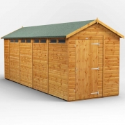 Power Apex Wooden Secure Shed, 18×6 / Single – Powersheds – Spearhead Outdoors