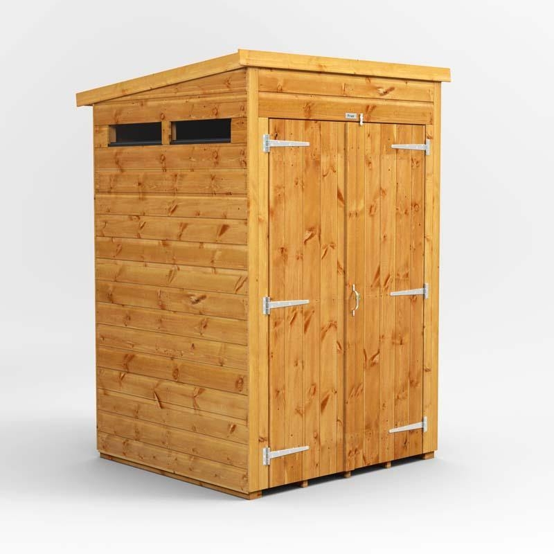 Power Pent Secure Wooden Shed, 4×4 / Double – Powersheds – Spearhead Outdoors