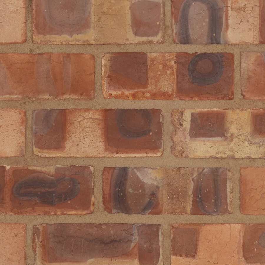Pre War Common Brick Slips – One Square Meter – 60 TilesBox Size – One Square Meter – 60 Tiles – Reclaimed Brick Tiles