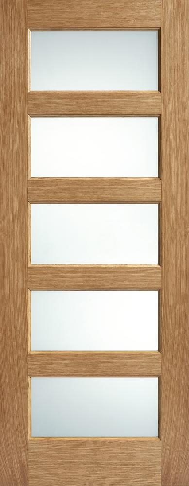LPD Prefinished Oak Contemporary 5L Frosted Glazed – 78″ x 30″