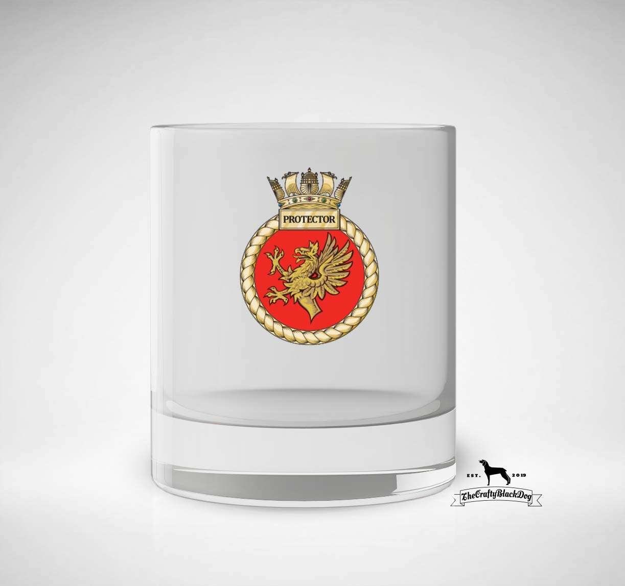 HMS Protector – Tumbler – Single – Crafty Black Dog