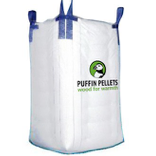 Puffin Pellets ENplus Fuel Pellets, Loose Tote Bag (1000kg) Forklift Required – Puffin Wood Fuels