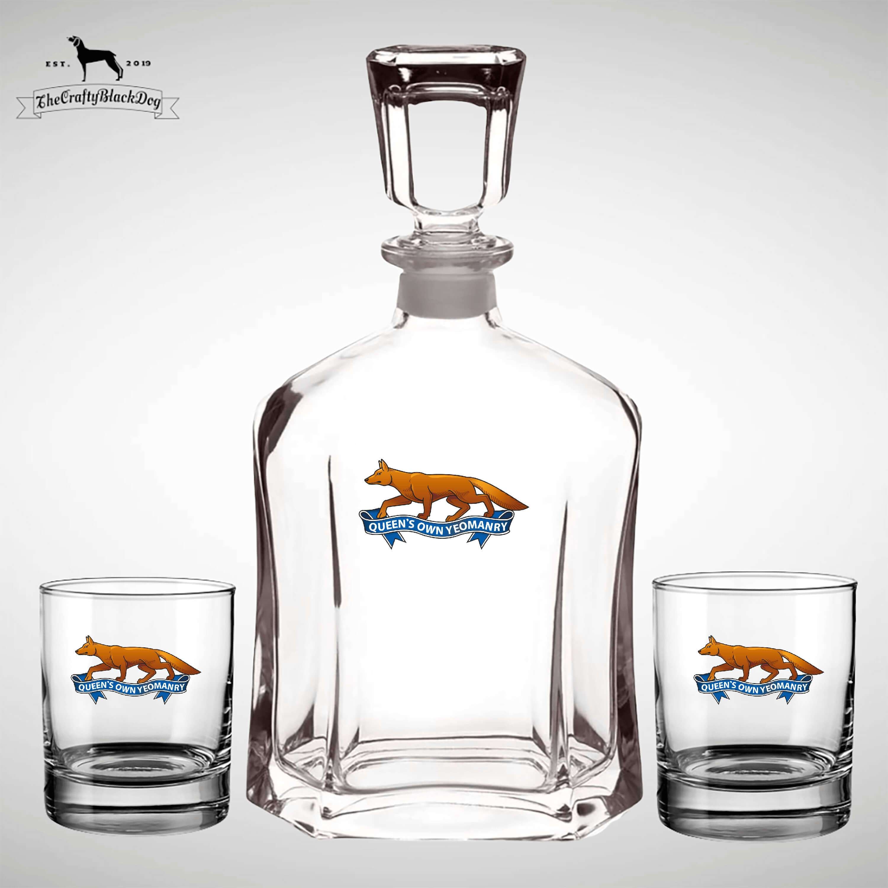 Queen’s Own Yeomanry – Decanter – Crafty Black Dog