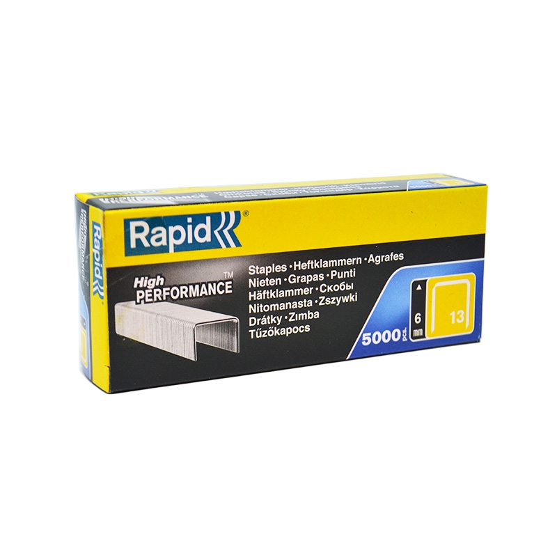 Rapid –  13 Series Staples 4, 6, 8, 10, & 14mm – 6mm –  Colour – Textile Tools & Accessories