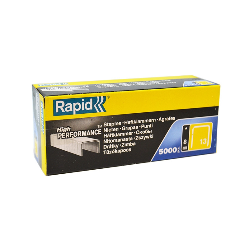 Rapid –  13 Series Staples 4, 6, 8, 10, & 14mm – 8mm –  Colour – Textile Tools & Accessories