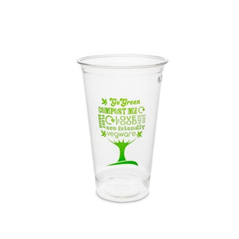 9oz PLA Cold Cup, 76 Series – Green Tree – Pack (50)
