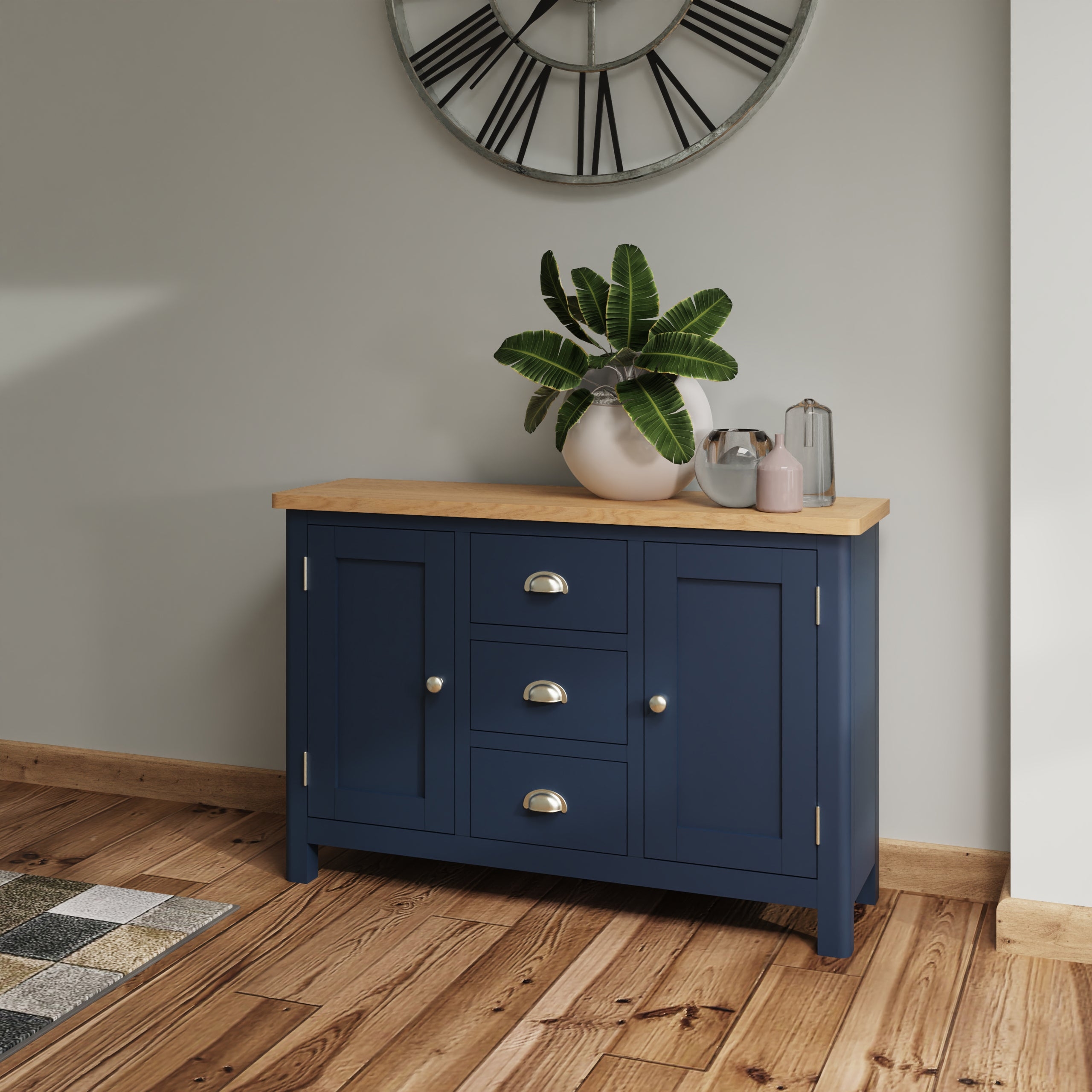 RA Dining Blue – Large Sideboard – Essentials