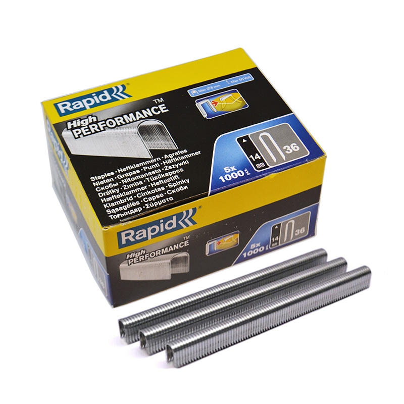 Rapid –  R36 Cable Staples – Galvanized Steel 10, 12 & 14mm – 14mm –  Colour – Textile Tools & Accessories