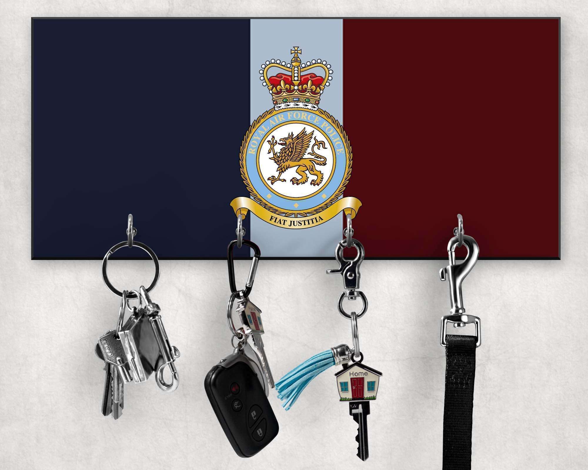 RAF Police – Wooden Key Holder/Hook – Crafty Black Dog