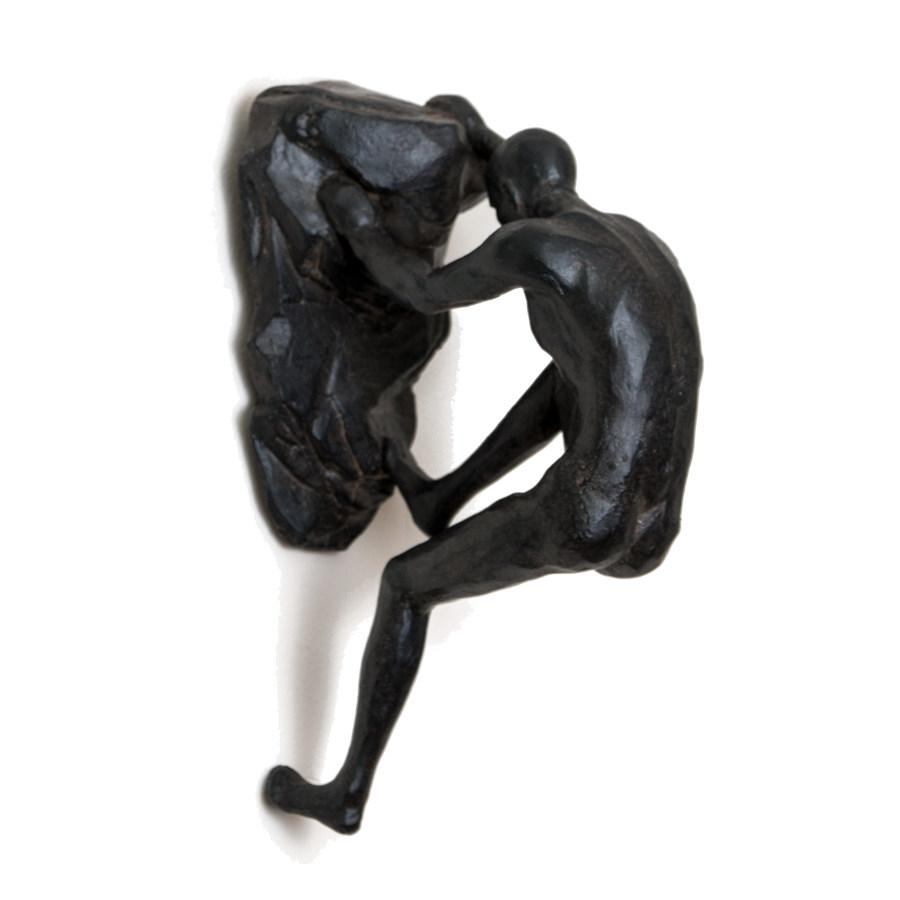 Sculpture Rock Climber on a Ledge – Two Handed