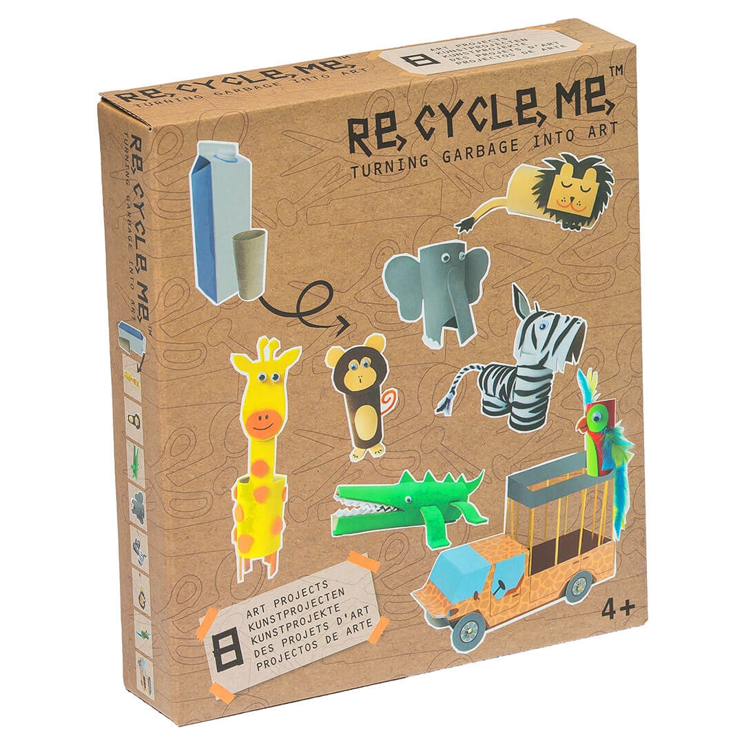 Recycle Me Craft Sets – Jungle – Children’s Learning & Vocational Sensory Toys For Children Aged 0-8 Years – Summer Toys/ Outdoor Toys