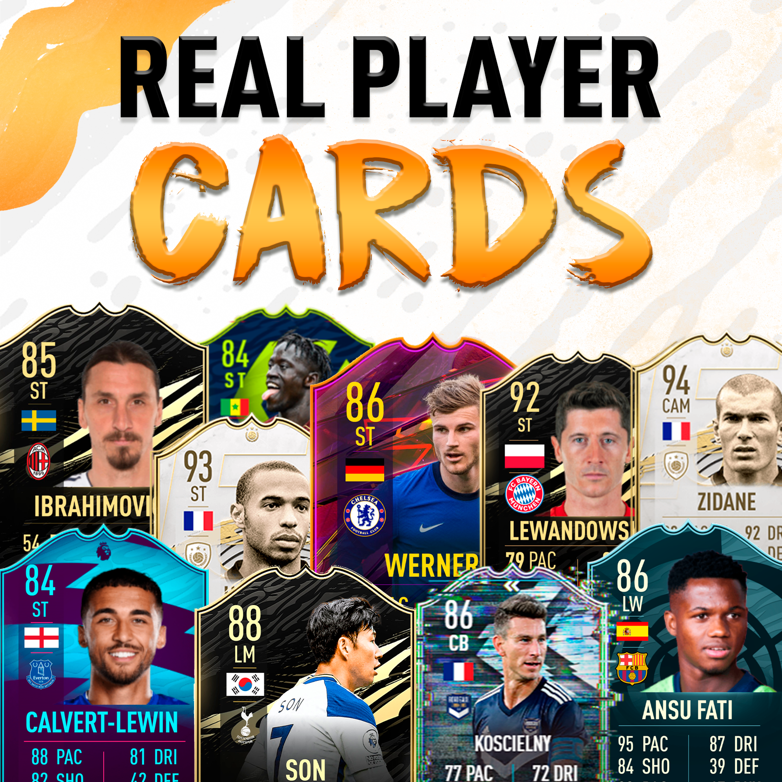 In Game Cards – A2 | (42cm x 59.4cm) – Create FUT