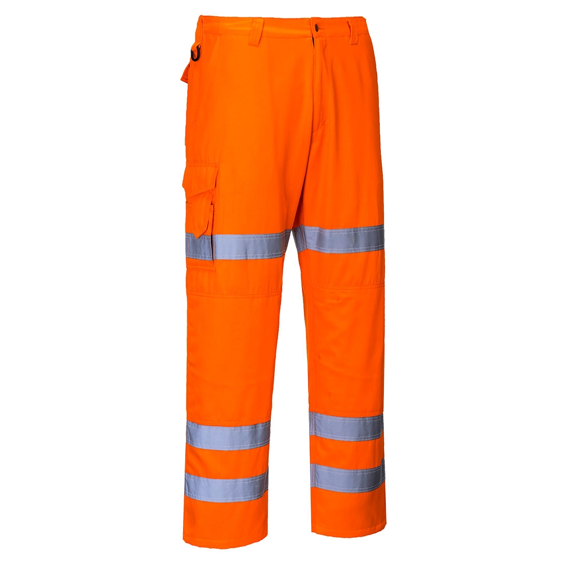 Hi-Vis Three Band Combat Trouser Orange – L – Work Safety Protective Equipment – Portwest – Regus Supply