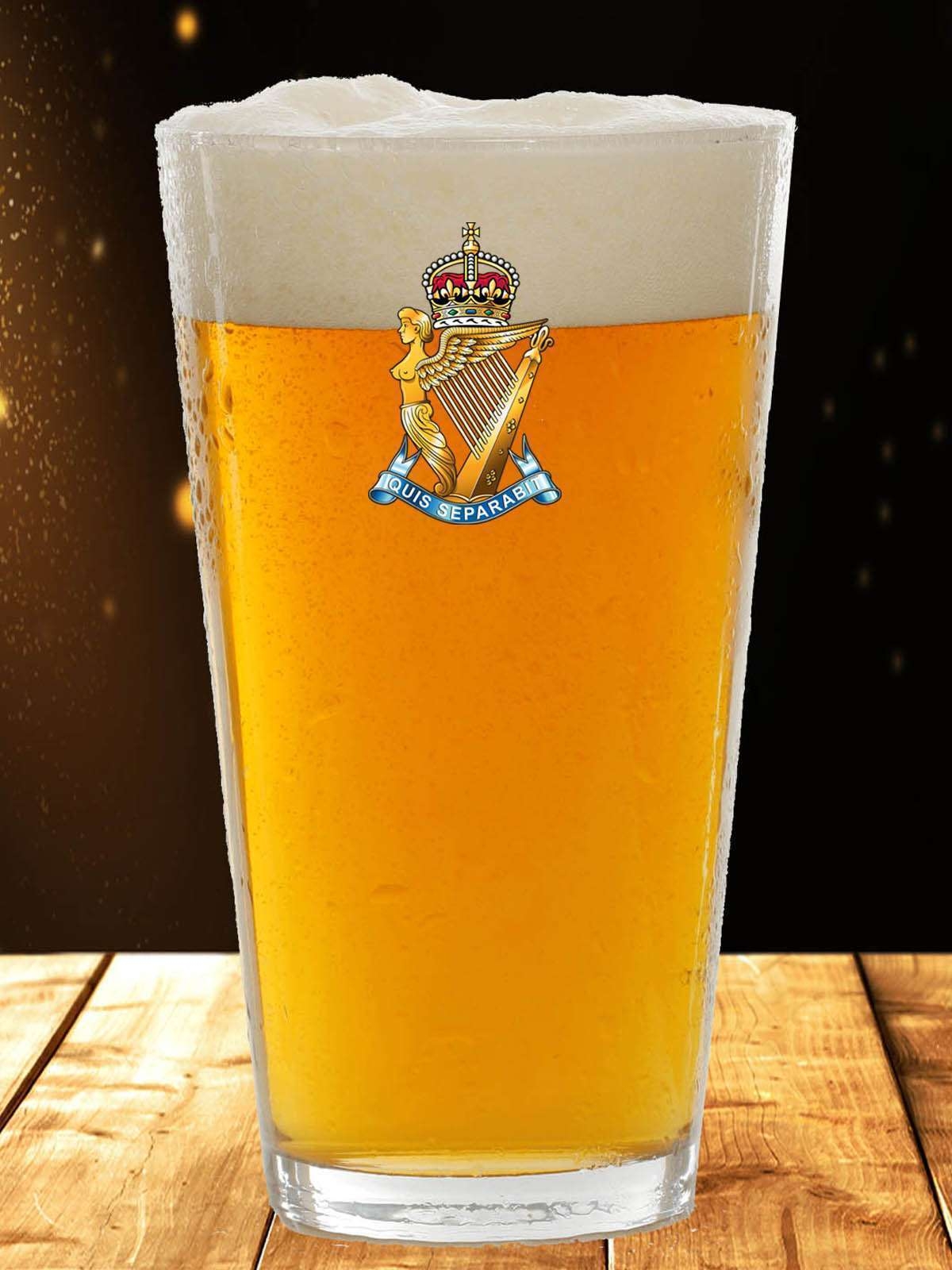 Royal Ulster Rifles – Pint Glass – Single – Crafty Black Dog