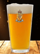 Royal Ulster Rifles – Pint Glass – Single – Crafty Black Dog