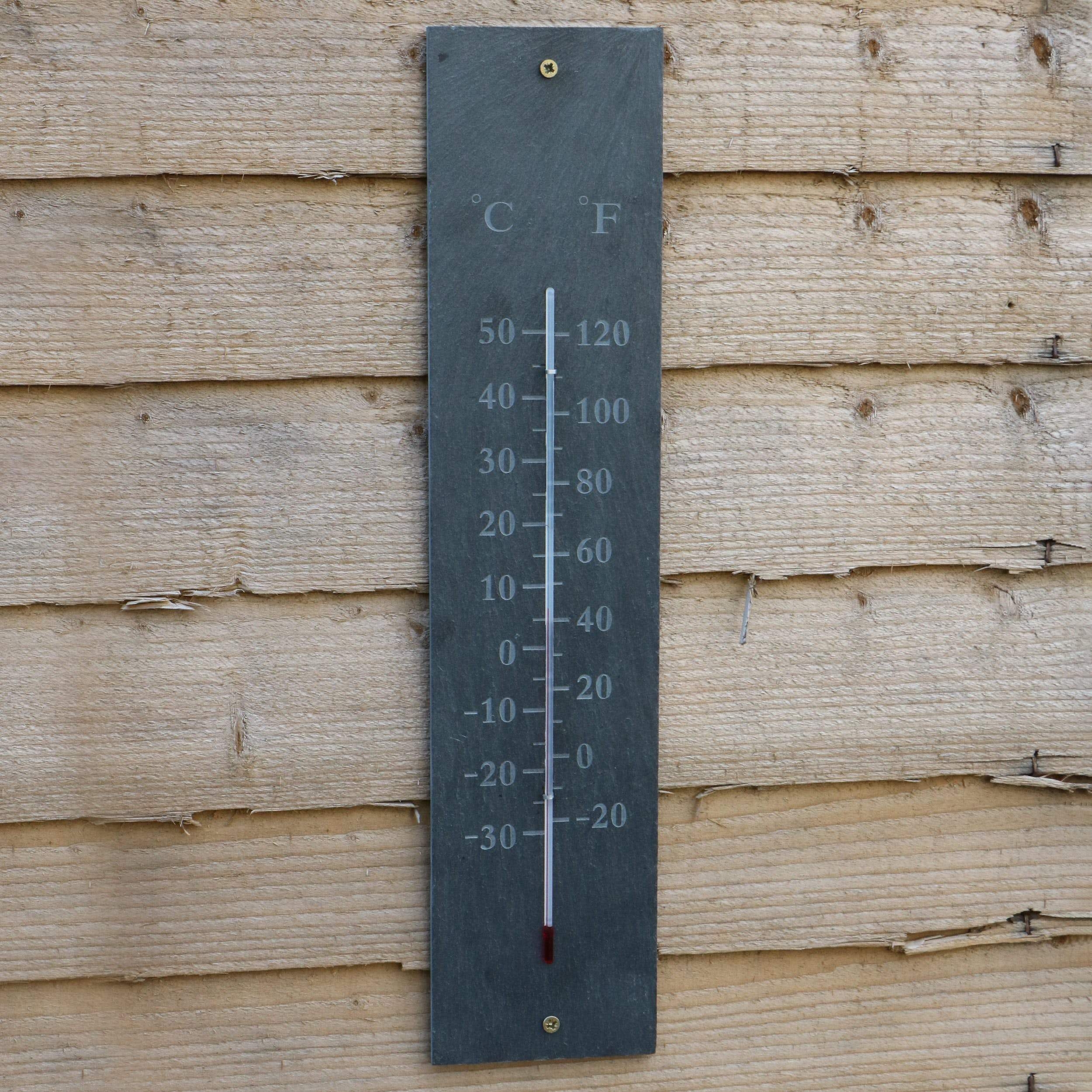 Slate Wall Thermometer – Garden Trading