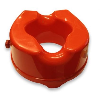 Red Raised Toilet Seat -150mm – Tiacare