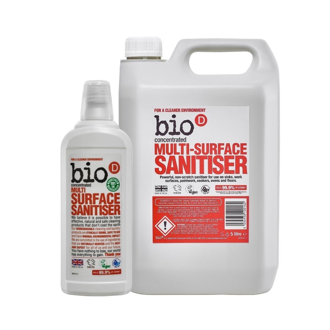 Bio-D Multi Surface Sanitiser – Refill Bundle