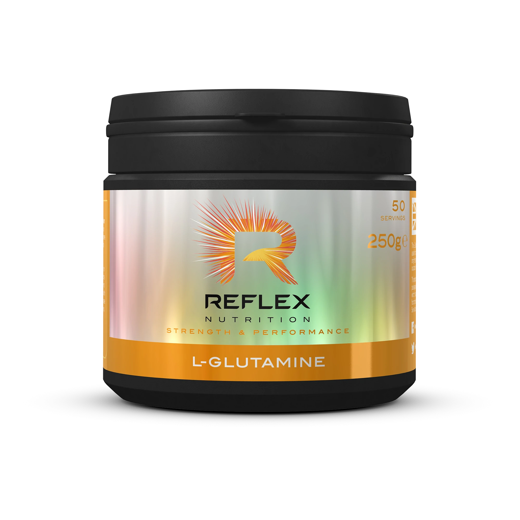 Reflex Nutrition L-Glutamine 250g – 250g 50 Servings – Load Up Supplements