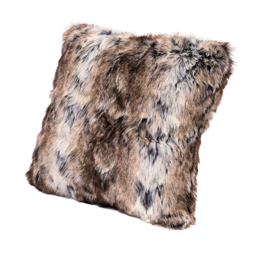 Faux Fur Cushion – Reindeer