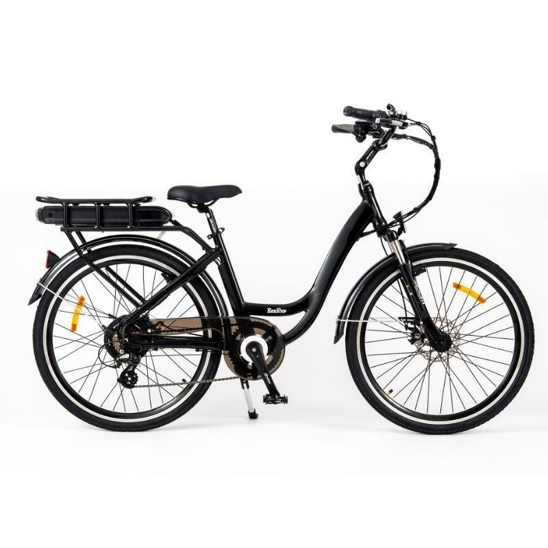 RooDog Chic Step-Through Electric Bike – Glossy Black – Aluminium – Generation Electric
