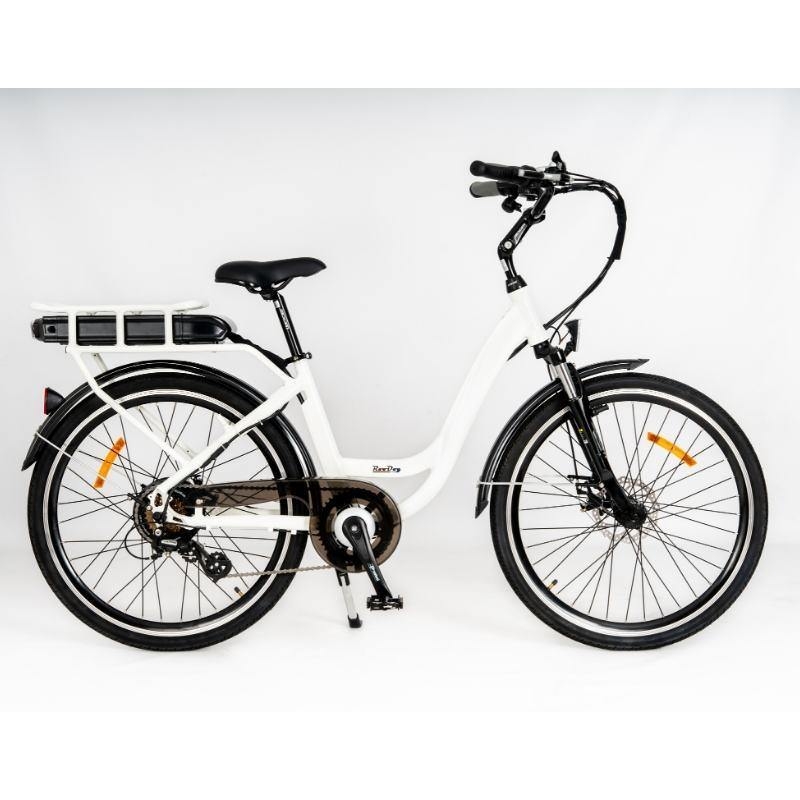 RooDog Chic Step-Through Electric Bike – Pearl White – Aluminium – Generation Electric