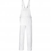 Bolton Painters Bib & Brace White – L – Work Safety Protective Equipment – Portwest – Regus Supply