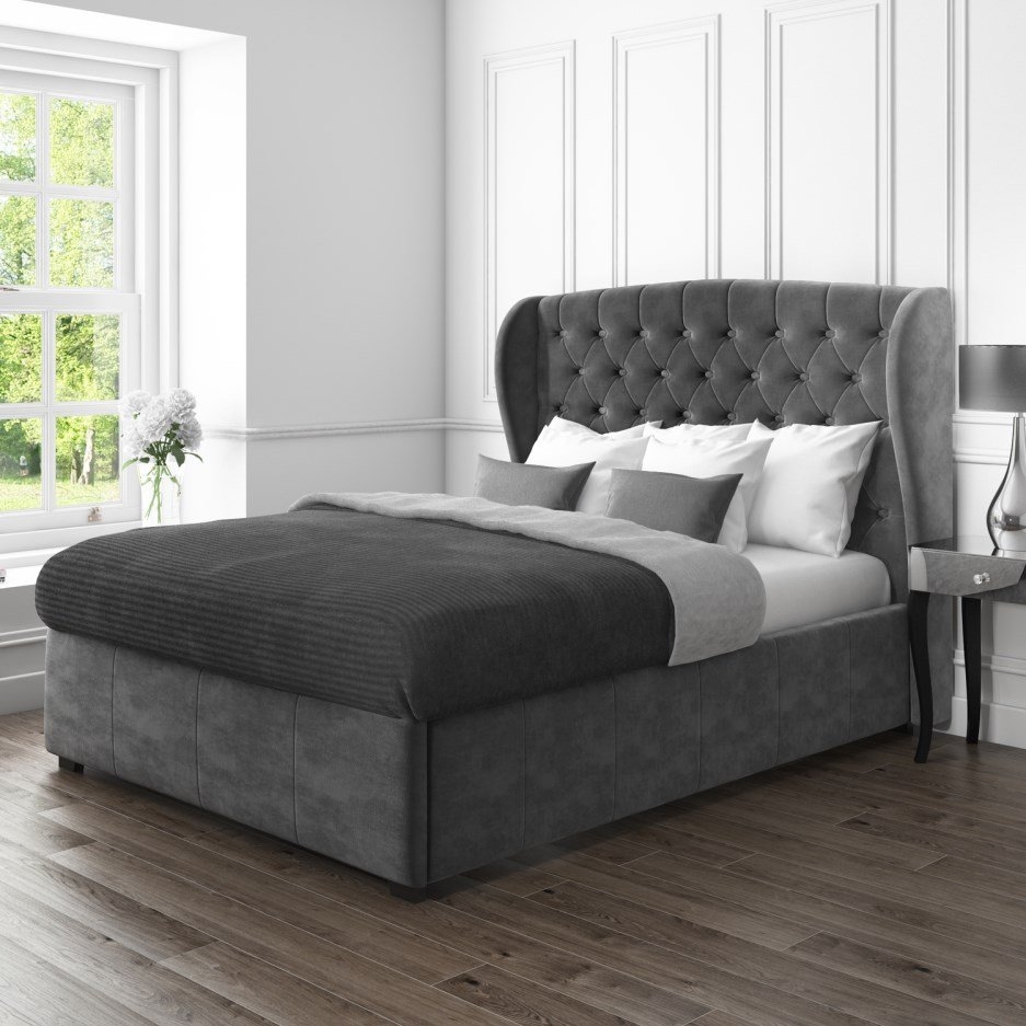 Modern Wing Bed Available In All Colours Sizes Vary From Double King Or Super King