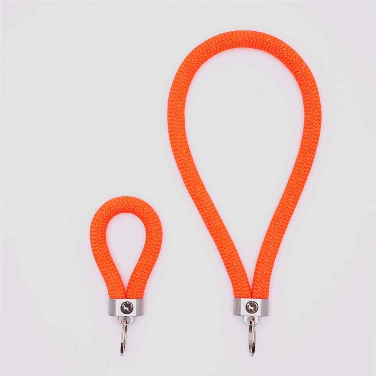 Outrageous Orange Steel Key Fob – Key Fob – Medium (13cm long loop) – Boing Apparel- Boing Jewellery