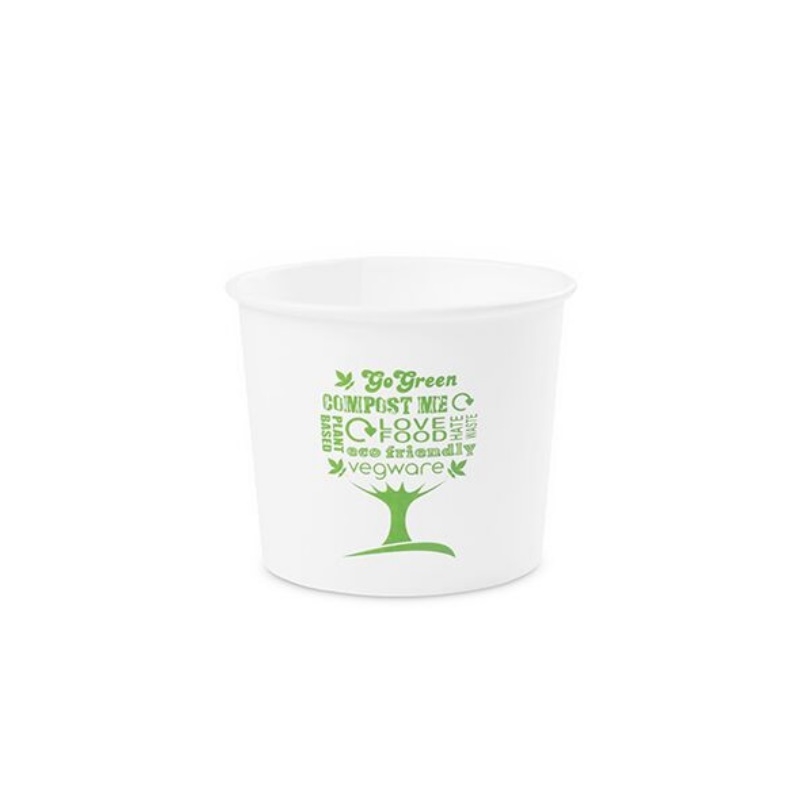 10oz Soup Container, 90 Series – Green Tree – Pack (50)