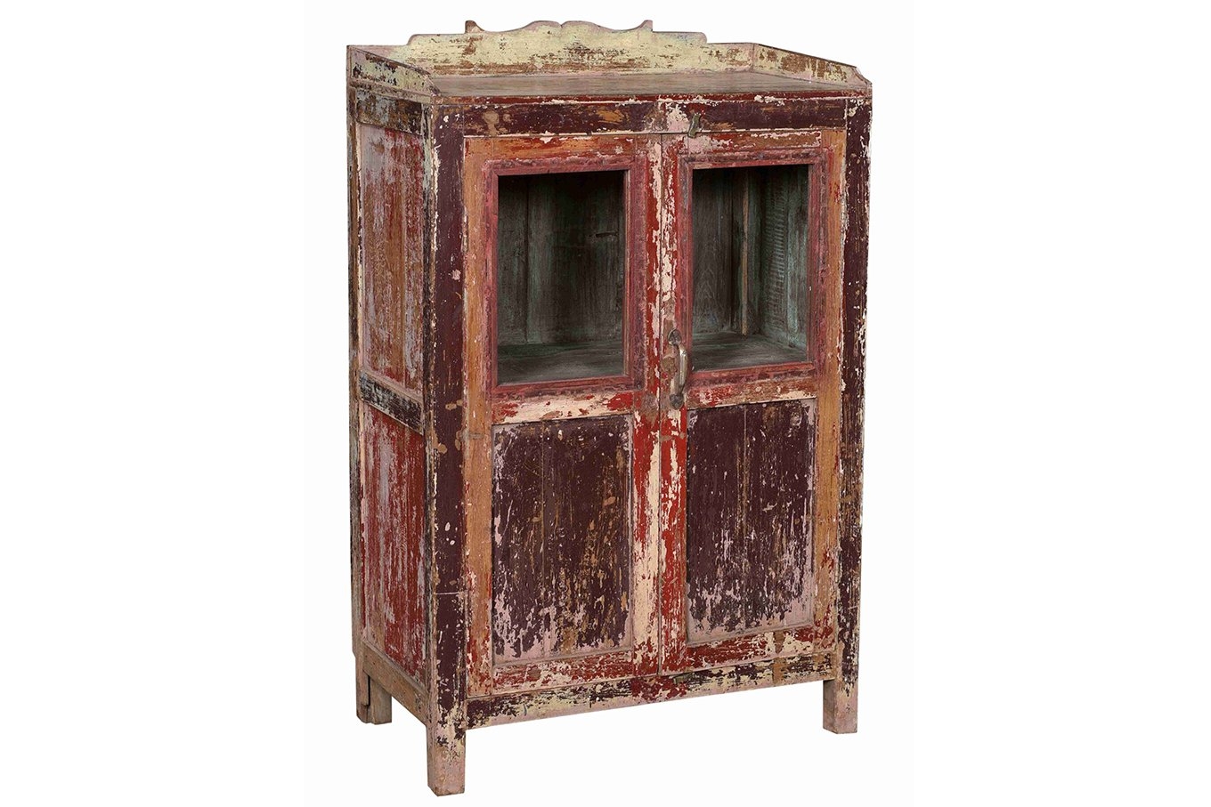 Havana Display Cabinet – Red – 2-Door – 109 x 73 x 34cm
