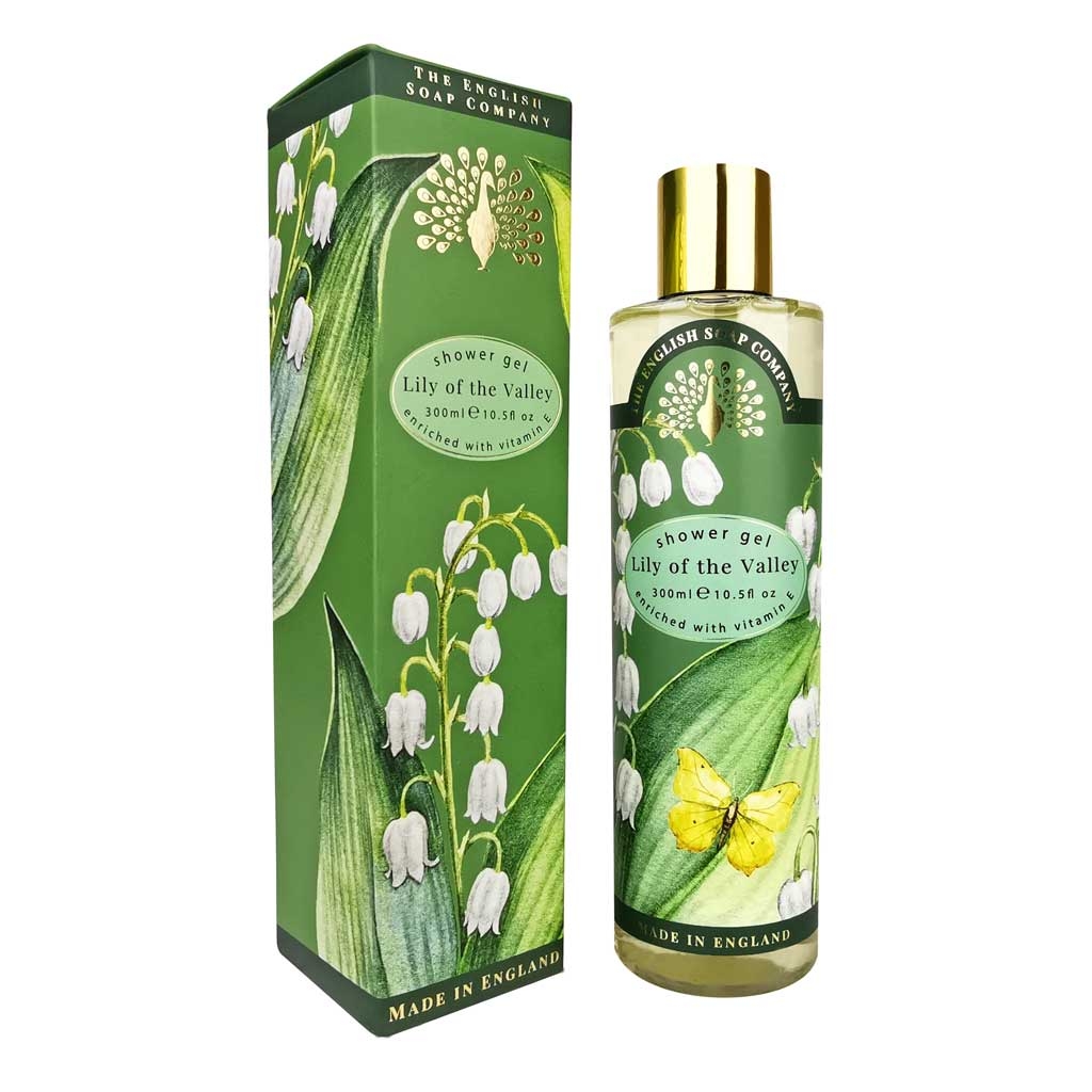 Lily of The Valley Shower Gel – 300ml – English Fragrances – Luxury Shower Gel – The English Soap Company