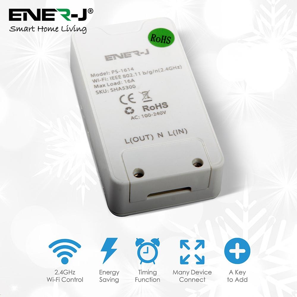 Smart WI-FI In-Line Switch – Smart Home – Ener-J – Spare And Square