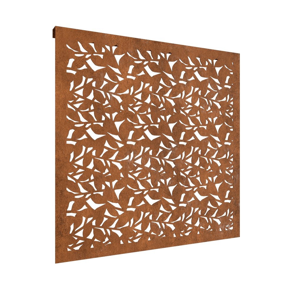 Branches Corten Steel Balustrade Infill Panel – 1100mm x 1100mm – Fencing & Barriers – Fence Panels – Stark & Greensmith
