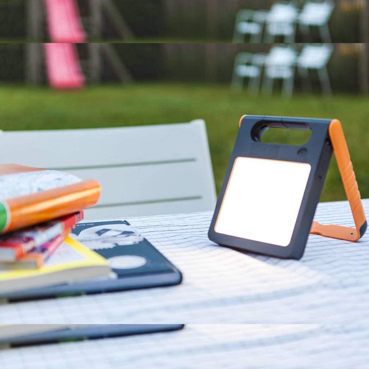 Compact Portable Solar Light Orange – By CGC Interiors