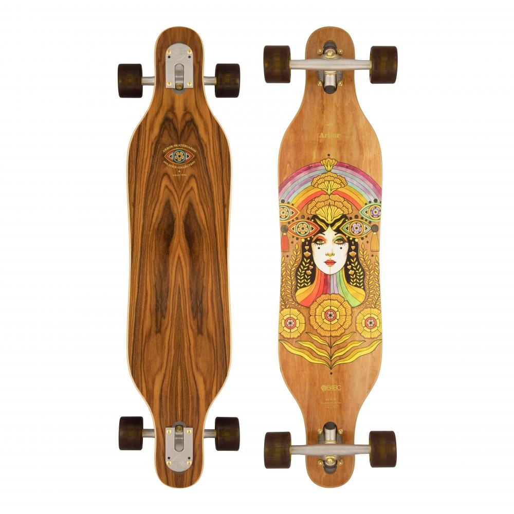 Arbor Solstice Axis B4BC Cruiser Skateboard 37″ 2021 – Ripped Knees