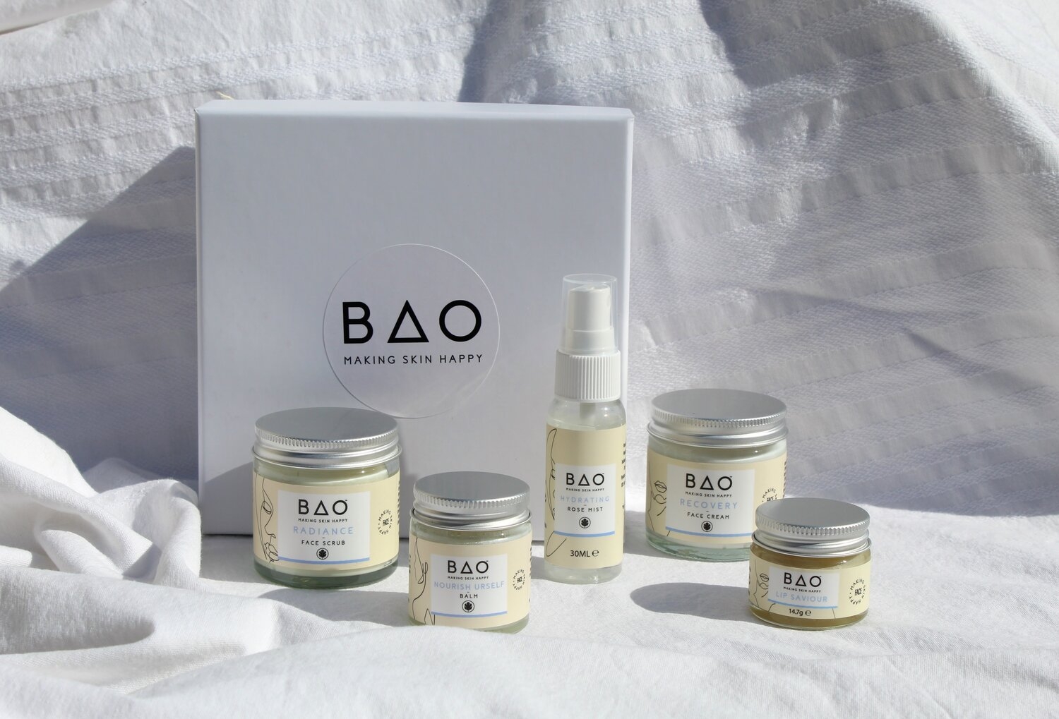 BAO Soothing Face Gift Set – for Sensitive Skin (5 Items)